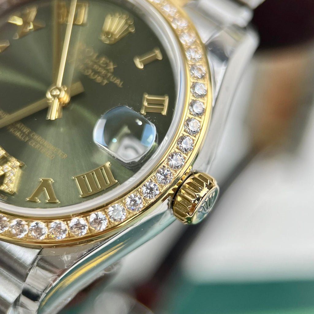 Rolex DateJust Women’s Watch With Stone Bezel 31mm