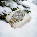 Rolex DateJust Watch With Moissanite Diamonds Demi Gold 31mm