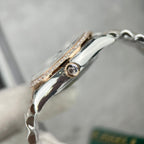Rolex DateJust Watch Flower Dial With Diamond Bezel 31mm