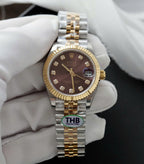 Rolex DateJust Wine Dial Watch Jubilee Strap 31mm
