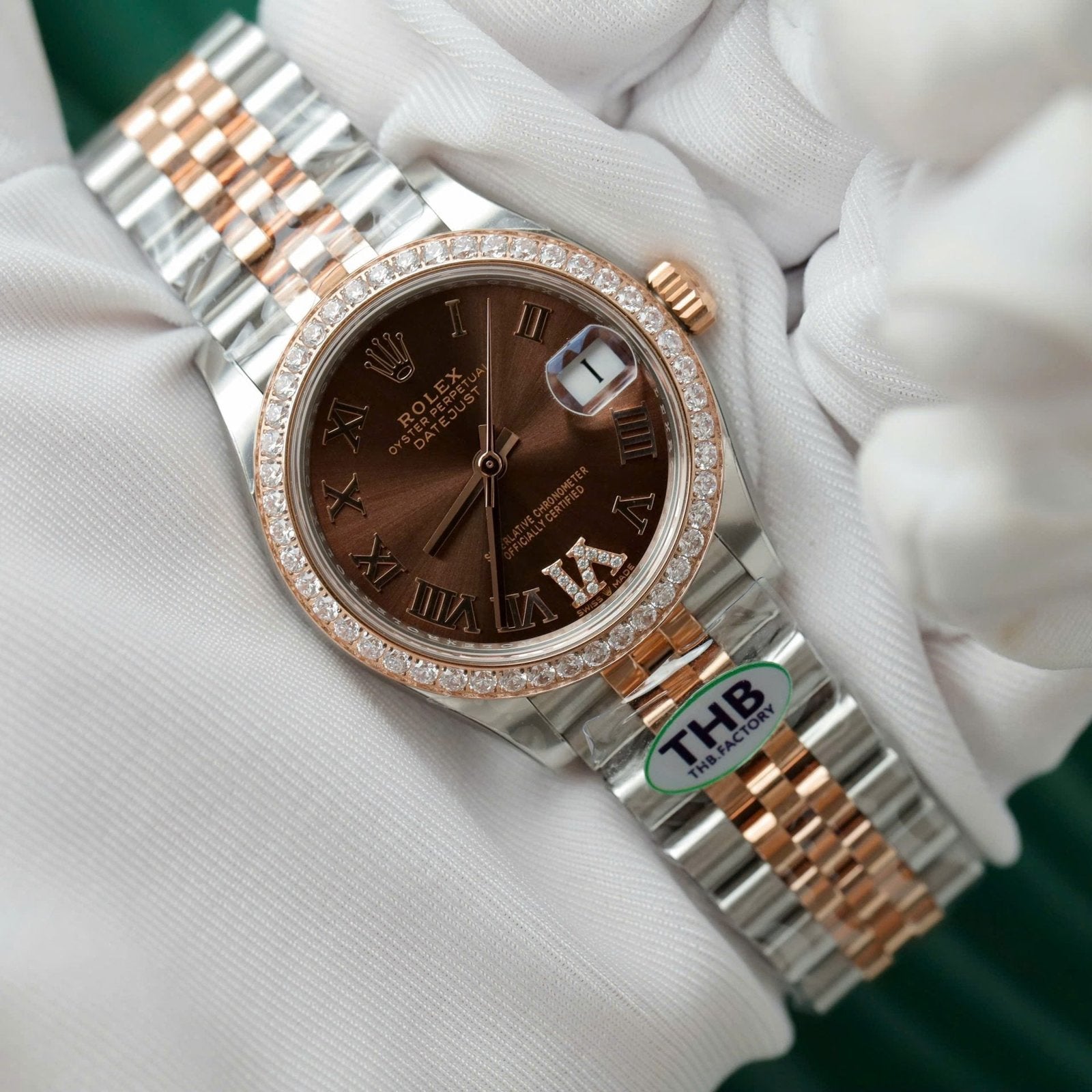 Rolex DateJust Watch Chocolate Dial 31mm