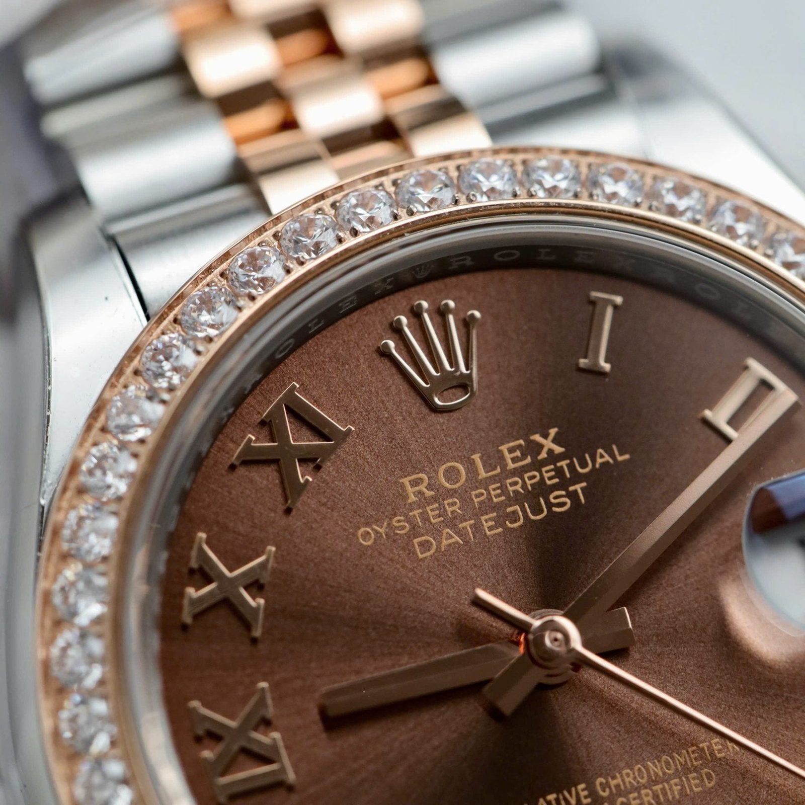 Rolex DateJust Watch Chocolate Dial 31mm