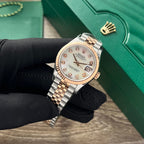 Rolex Date Just Watch Womens Mother Of Pearl Dial 31mm