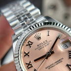 Rolex DateJust Watch Women Dial Pink Automatic Movement 31mm