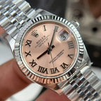Rolex DateJust Watch Women Dial Pink Automatic Movement 31mm