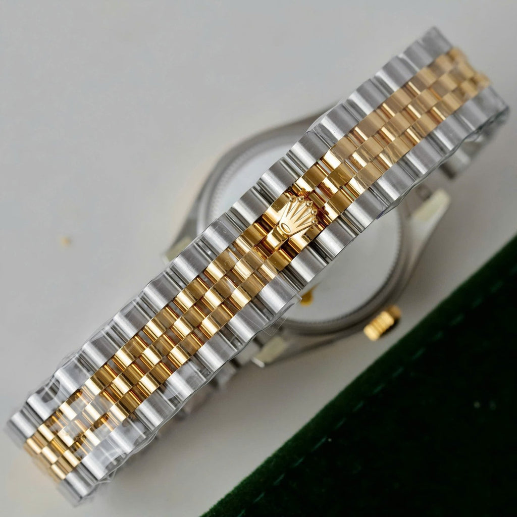 Rolex DateJust Watch Green Dial Jubilee Strap 31mm