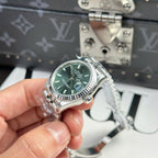 Rolex DateJust Watch Dial Green Jubilee Strap 31mm