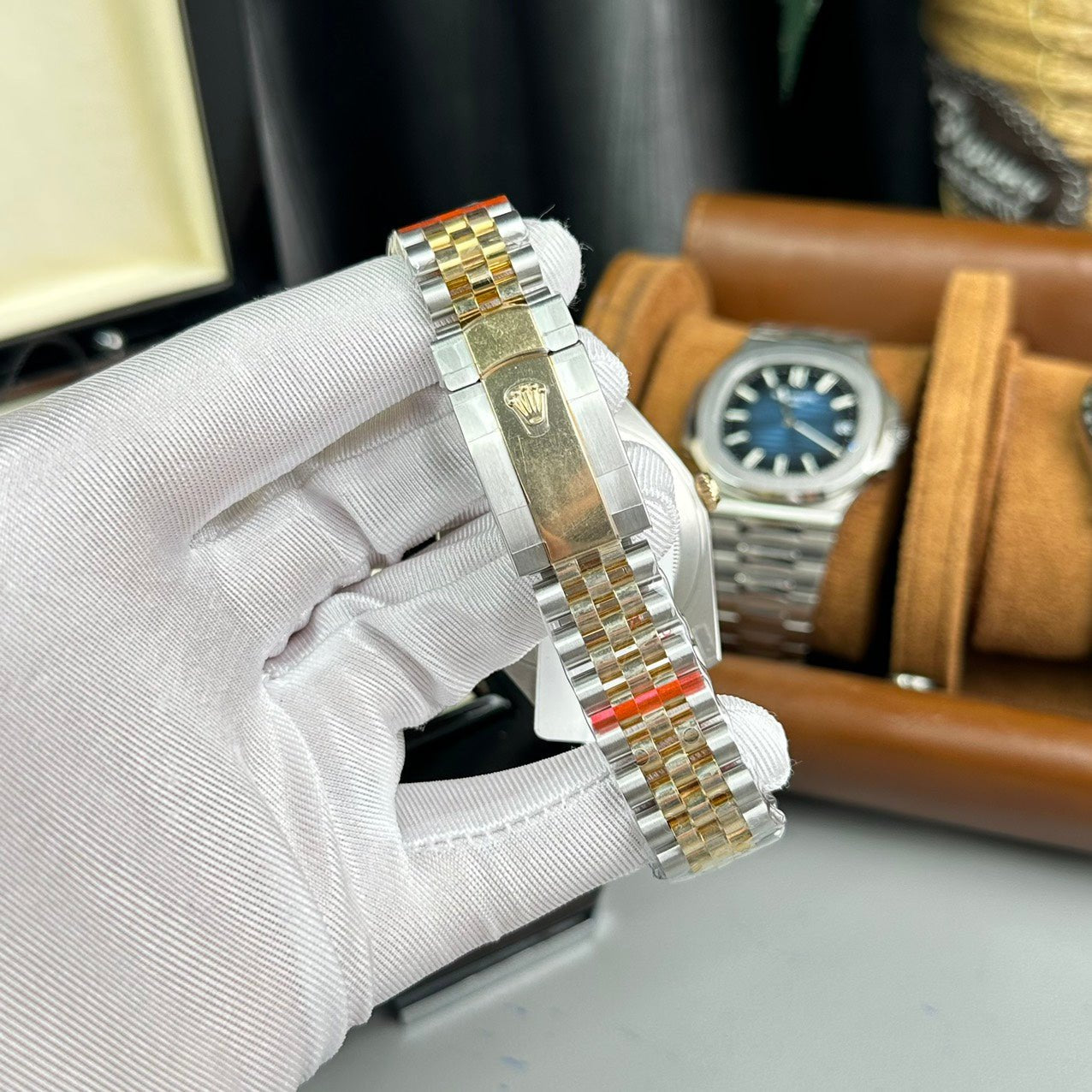 Rolex Date Just Watch Gold Wrapped Jubilee Strap 41mm