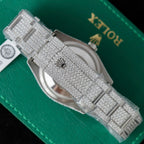 Rolex DateJust Watch Diamonds Moissanite 36mm