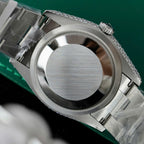 Rolex DateJust Watch Diamonds Moissanite 36mm