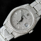 Rolex DateJust Watch Diamonds Moissanite 36mm