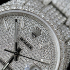 Rolex DateJust Watch Diamonds Moissanite 36mm