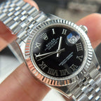 Rolex DateJust 11 Watch Dial Black Jubilee Strap 31mm
