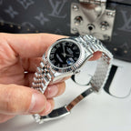 Rolex DateJust 11 Watch Dial Black Jubilee Strap 31mm