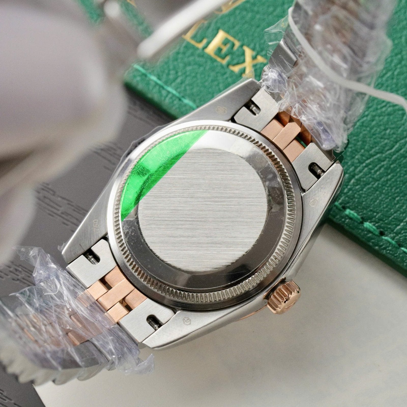 Rolex DateJust 11 Watch Dial Mother Of Pearl Moissanite Diamonds 31mm