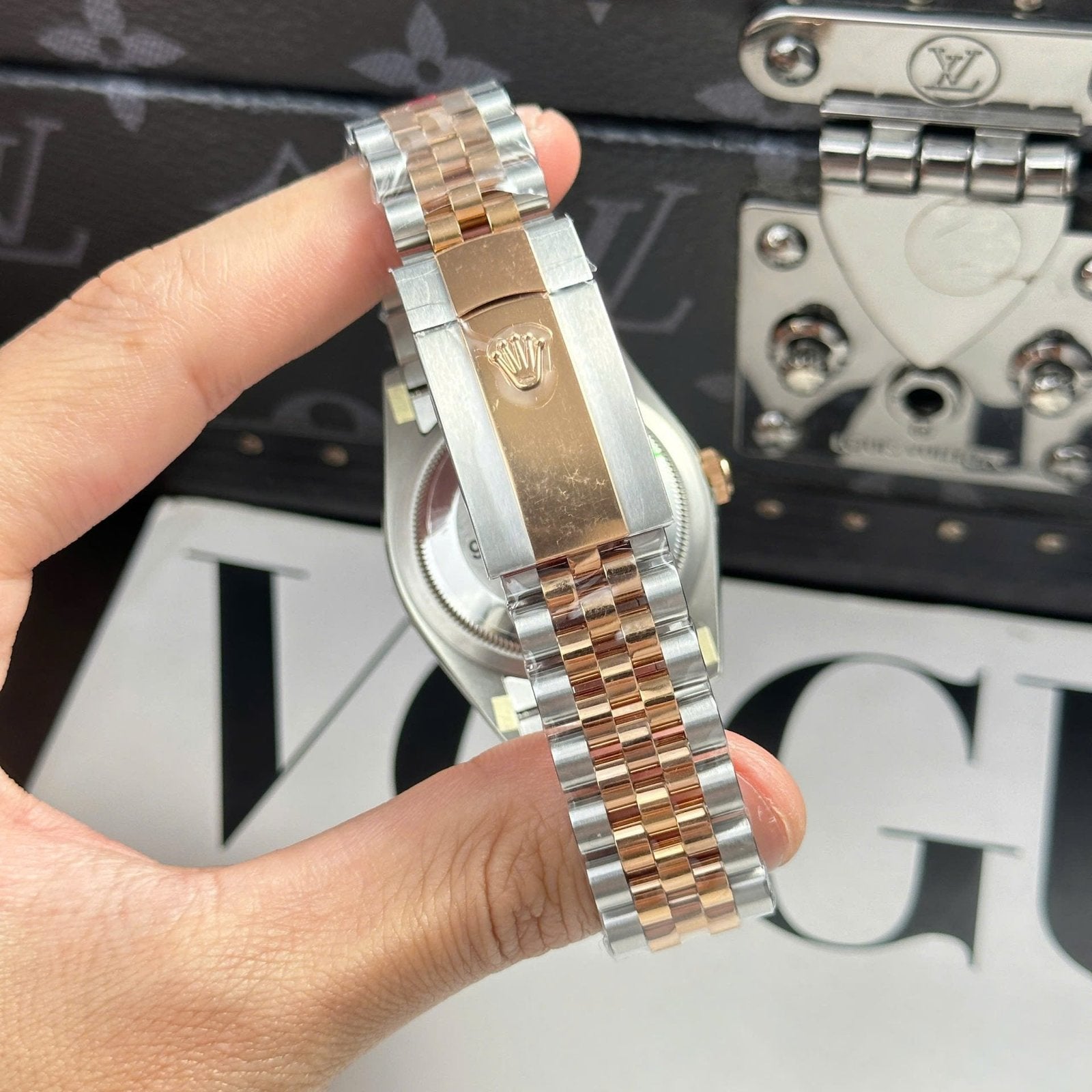 Rolex DateJust 126231 Watch Palm Dial 36mm
