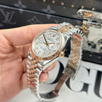 Rolex DateJust 126231 Watch Palm Dial 36mm