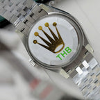 Rolex DateJust 11 Watch Wine Dial Jubilee Strap 31mm