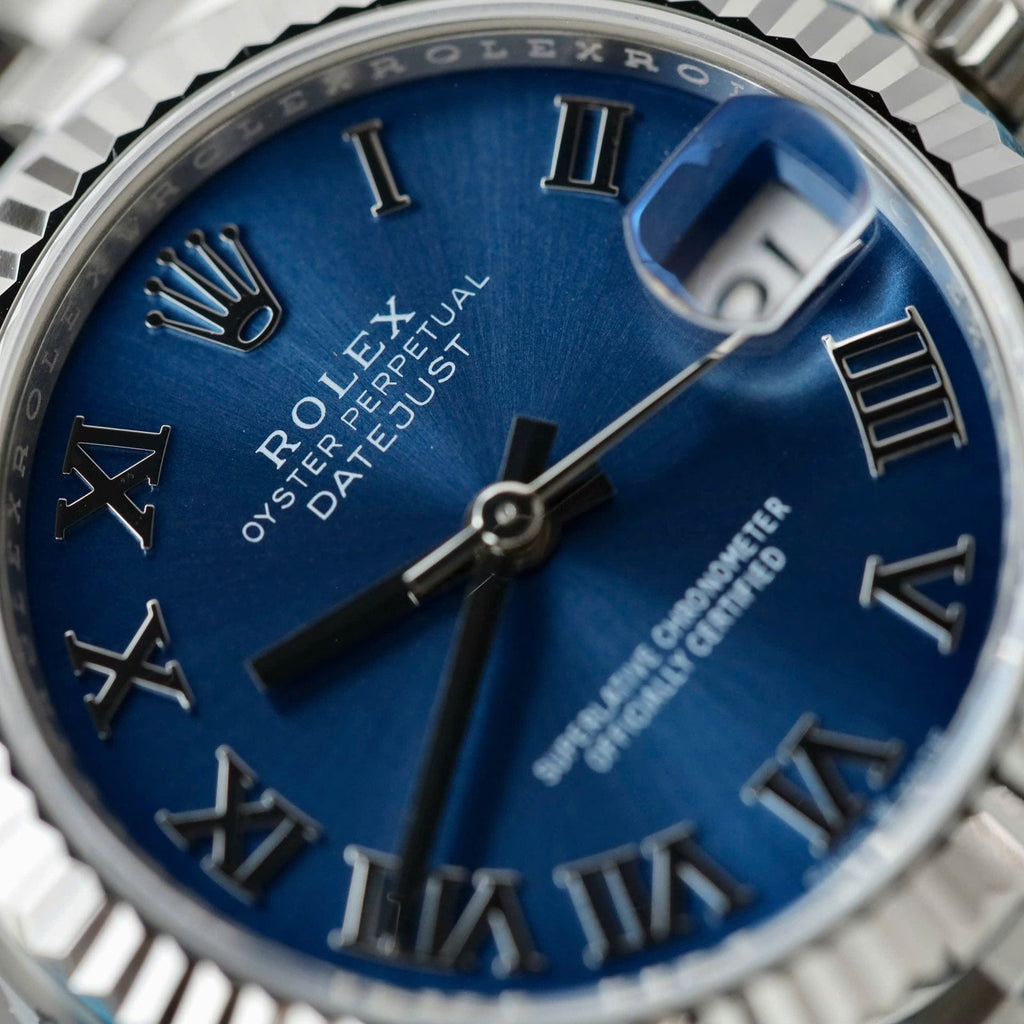 Rolex DateJust Watch Women Blue Dial Jubilee Strap 31mm