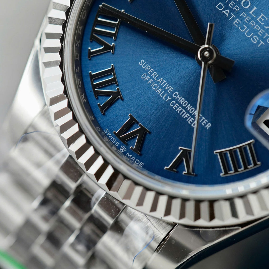Rolex DateJust Watch Women Blue Dial Jubilee Strap 31mm