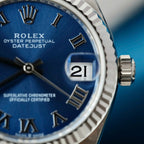 Rolex DateJust Watch Women Blue Dial Jubilee Strap 31mm