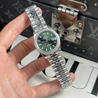 Rolex DateJust Watch Dial Green Jubilee Strap 31mm