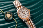 Rolex Date Just Watch Demi Rose Gold 31mm