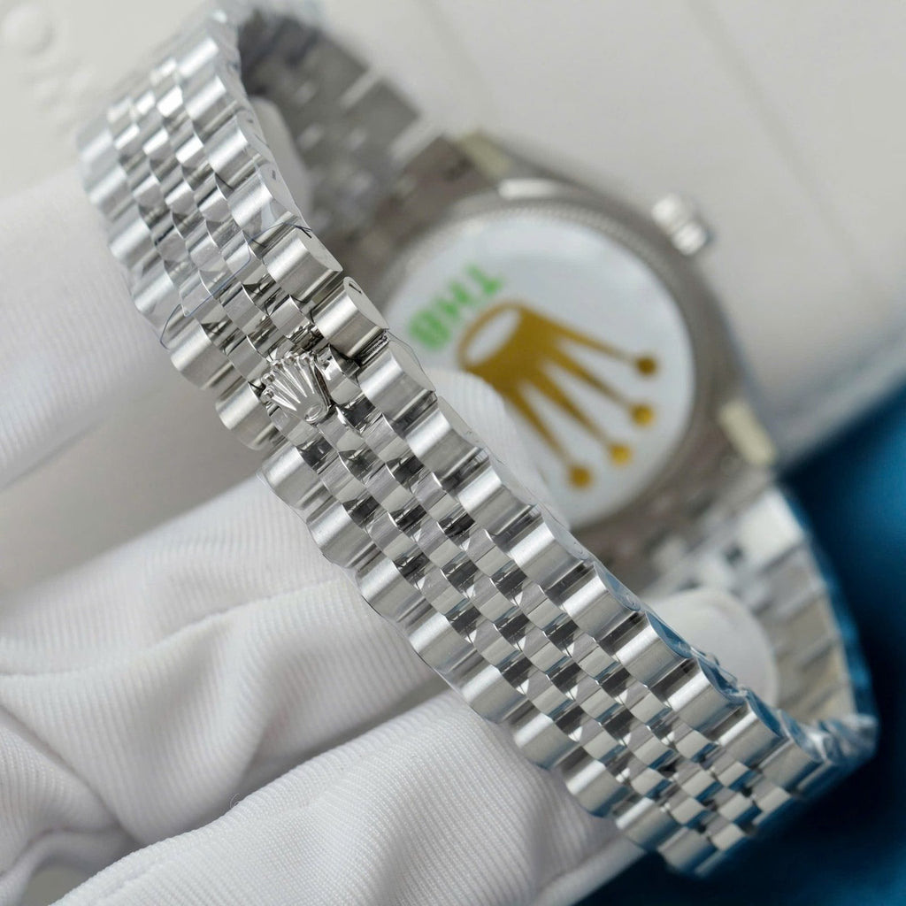 Rolex DateJust Watch Women Blue Flower Dial 31mm