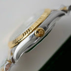 Rolex DateJust Watch Women Green Flower Dial 31mm