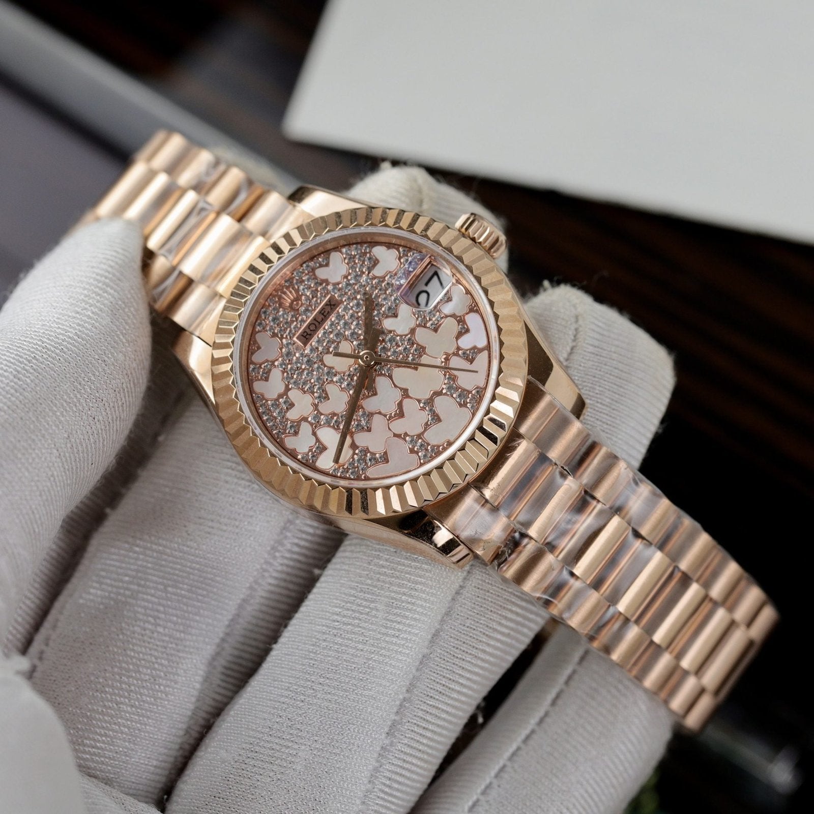 Rolex Watch DateJust 278275 Womens Butterfly Dial 31mm