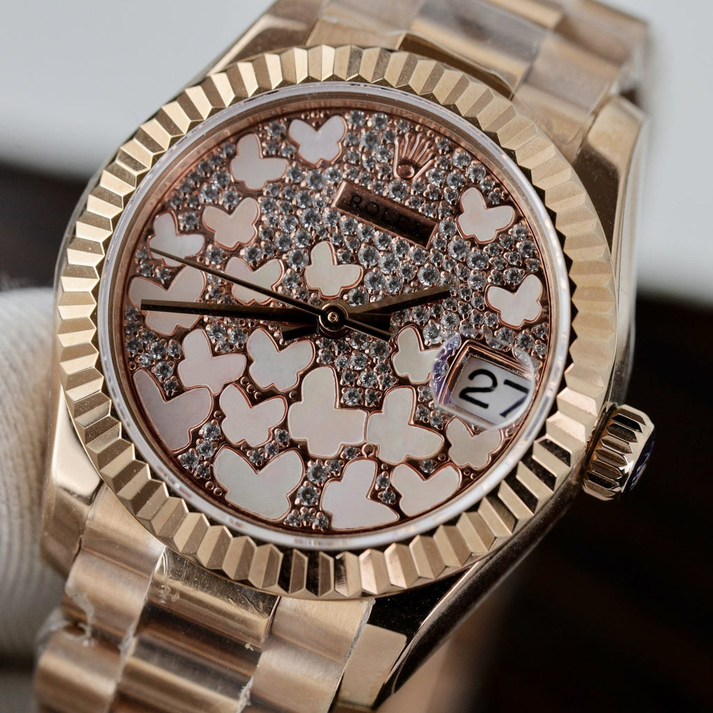 Rolex Watch DateJust 278275 Womens Butterfly Dial 31mm