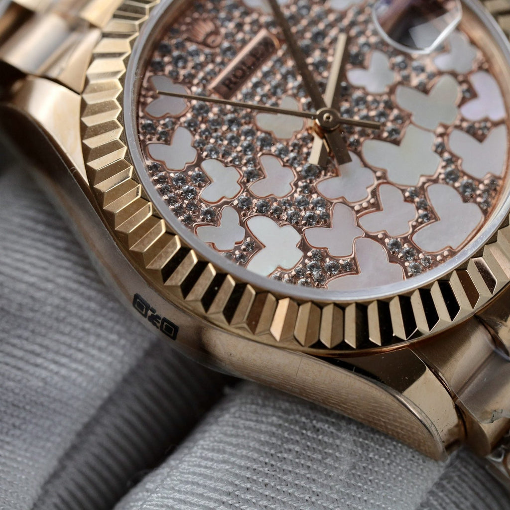 Rolex Watch DateJust 278275 Womens Butterfly Dial 31mm