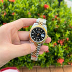 Rolex DateJust Watch Demi Black Dial 41mm