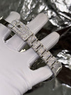 Rolex Watch DateJust Supreme Moissanite Diamonds Red Dial 41mm