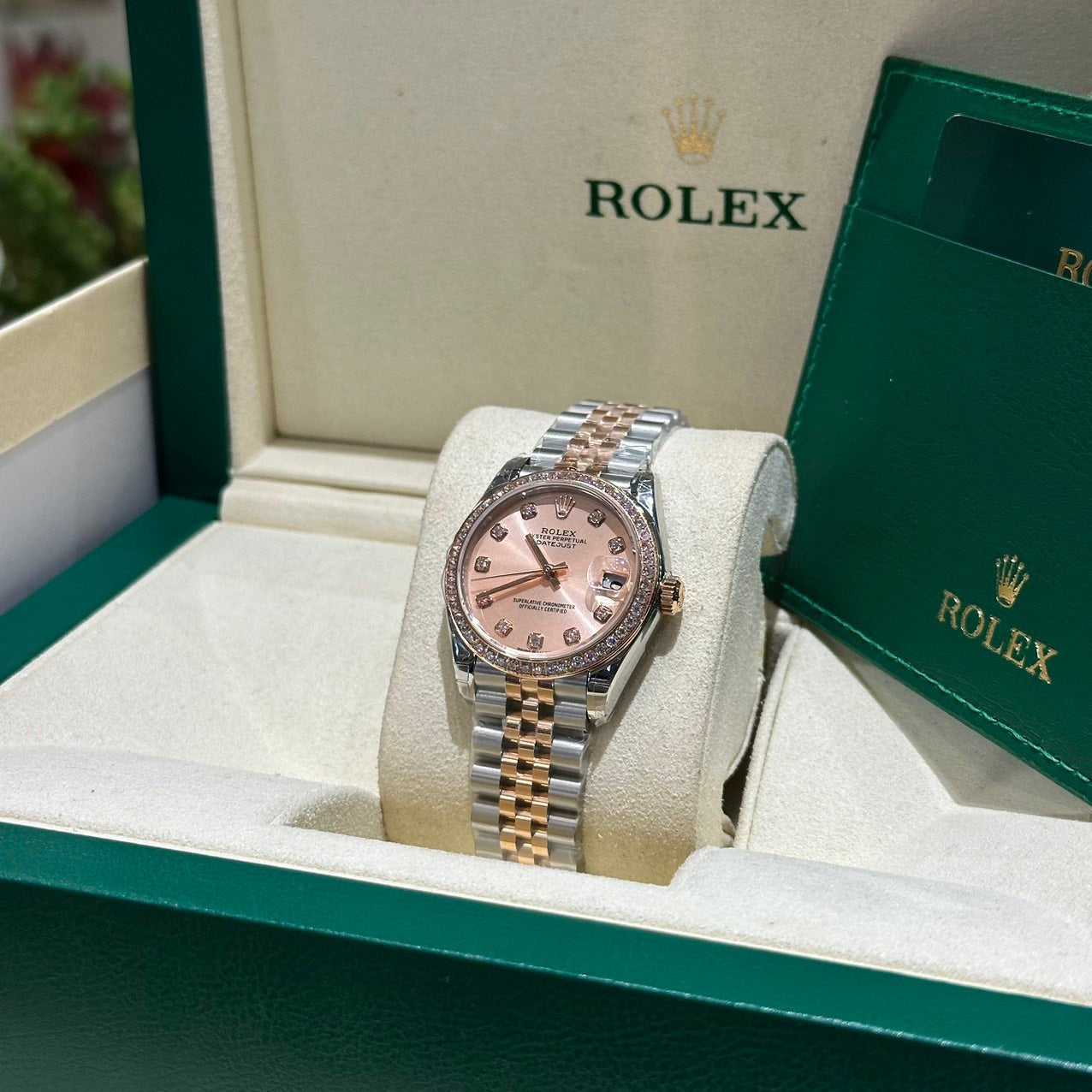 Rolex DateJust Women’s Watch Sunburt Dial Jubilee Strap 31mm