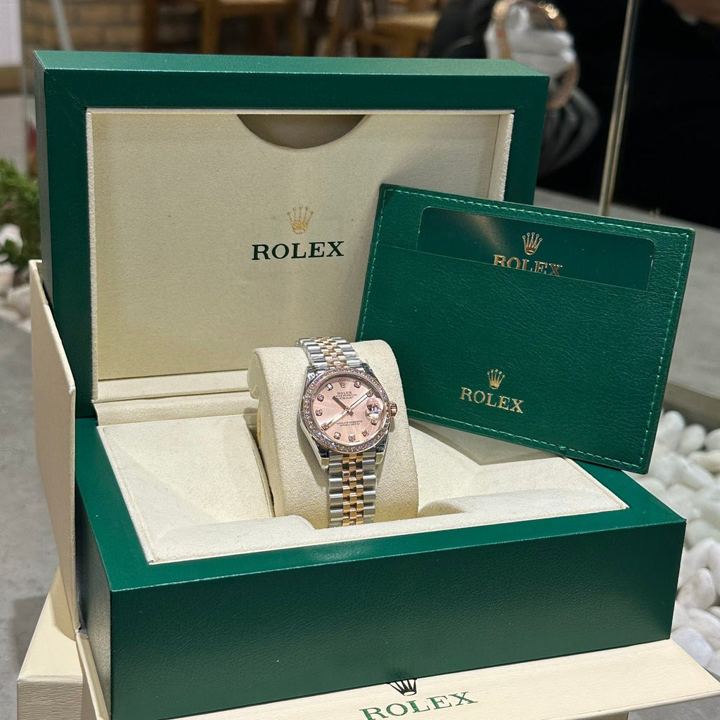 Rolex DateJust Women’s Watch Sunburt Dial Jubilee Strap 31mm