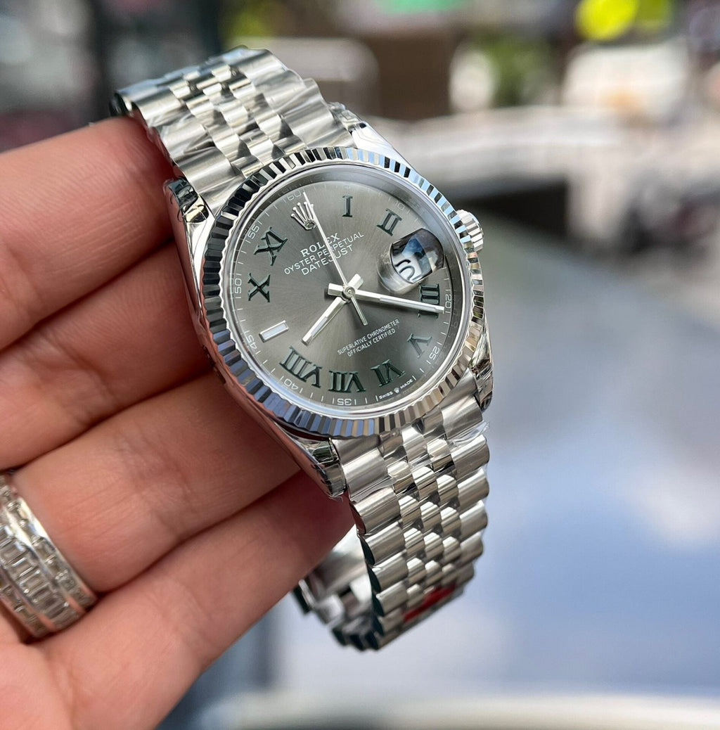 Rolex Datejust 126234 Wimbledon Dial Watch 36mm