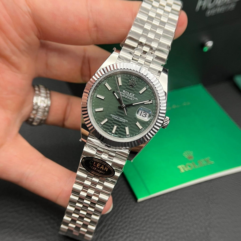 Rolex Datejust 126234 Green Dial Watch 36mm