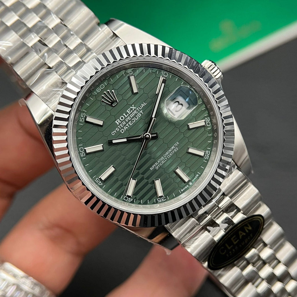 Rolex Datejust 126234 Green Dial Watch 36mm