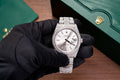 Rolex Date just 126334 Watch With Full Diamond Moissanite 41mm