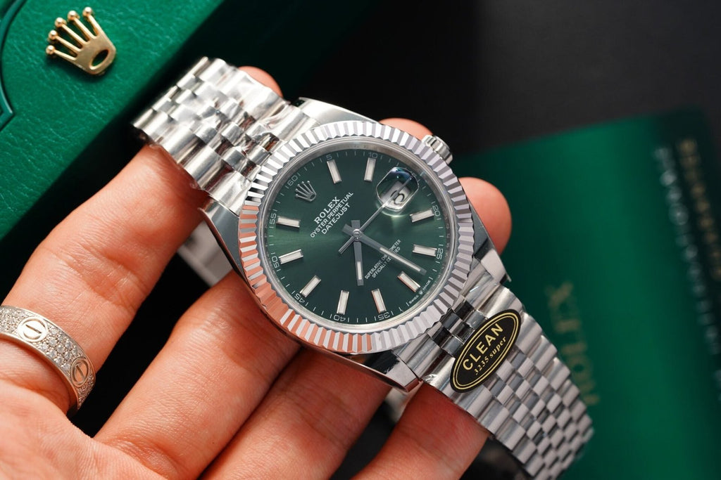 Rolex Datejust 126334 Watch Green Dial 41mm