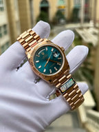 Rolex Day-Date 128235 Watch Dial Diamonds Moissanite 36mm