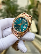 Rolex Day-Date 128235 Watch Dial Diamonds Moissanite 36mm