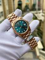 Rolex Day-Date 128235 Watch Dial Diamonds Moissanite 36mm