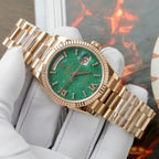 Rolex Day-Date 128235 Dial Aventurine Watch Gold Wrapped 36mm