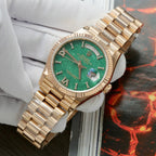 Rolex Day-Date 128235 Dial Aventurine Watch Gold Wrapped 36mm