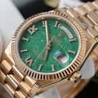 Rolex Day-Date 128235 Dial Aventurine Watch Gold Wrapped 36mm