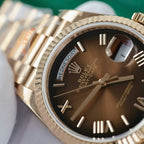 Rolex Day-Date 128235 Watch Dial Chocolate 36mm