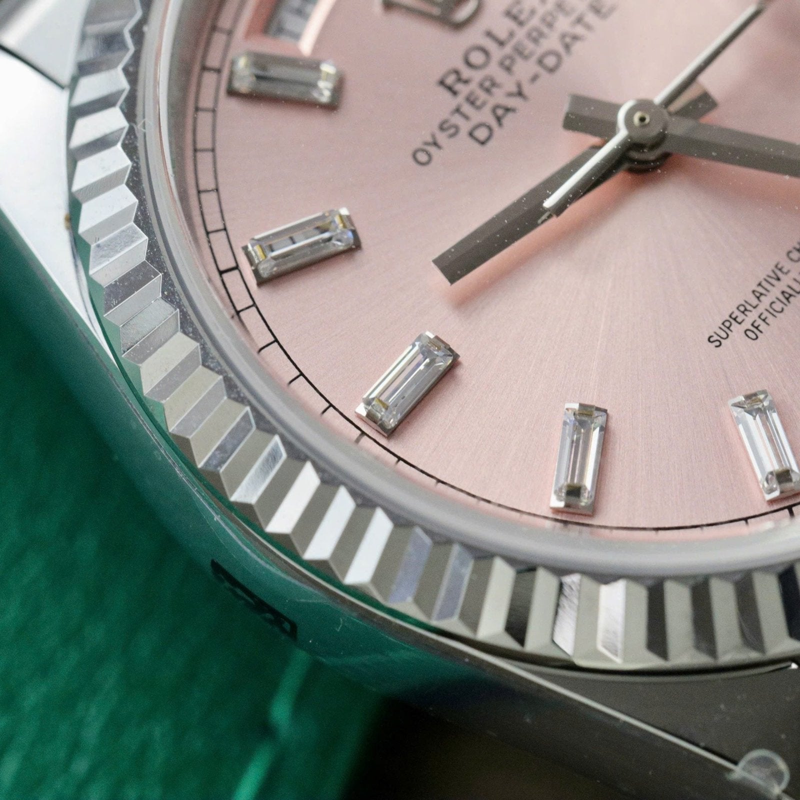Rolex Day-Date 128236 Pink Dial Watch 36mm
