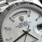 Rolex Day-Date 128236 MOP Dial Watch 36mm